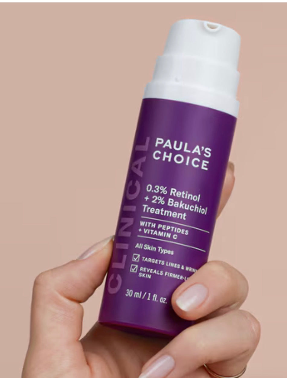 0.3% Retinol + 2% Bakuchiol Treatment
